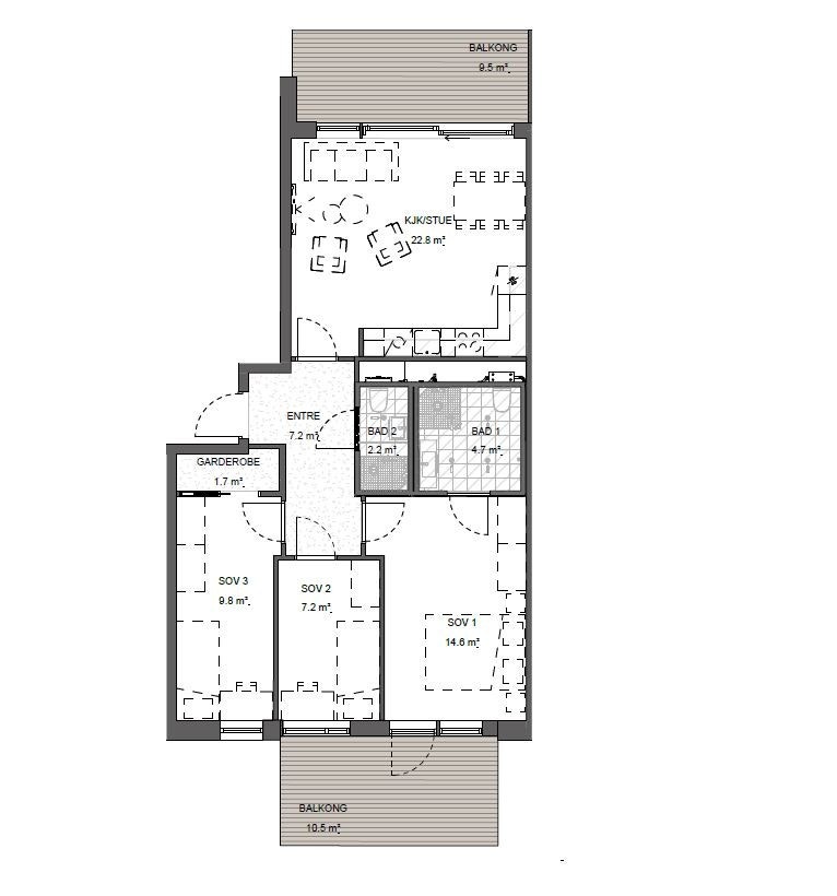 Plantegning Galleribilde