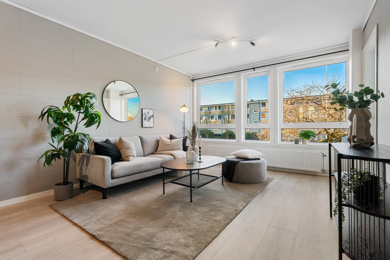 Boligen har blitt pusset opp de senere år og framstår som delikat Galleribilde