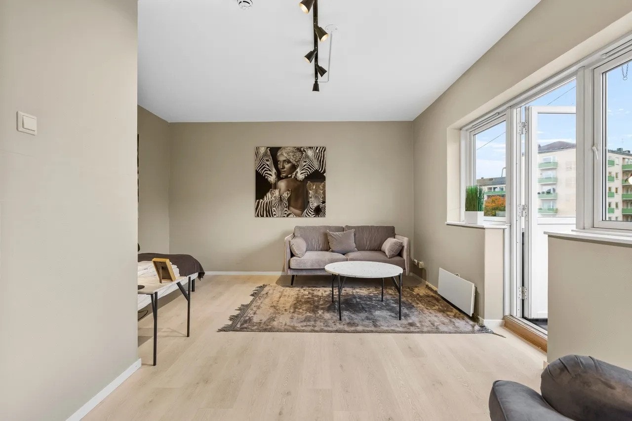 God størresle på stue. Galleribilde