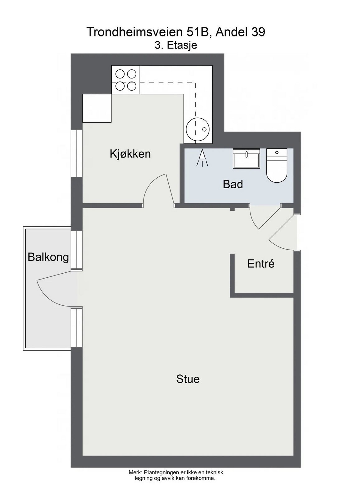 Plantegning. Galleribilde