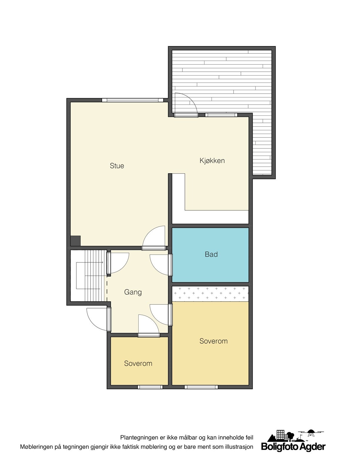 Plantegning 1.etg Galleribilde