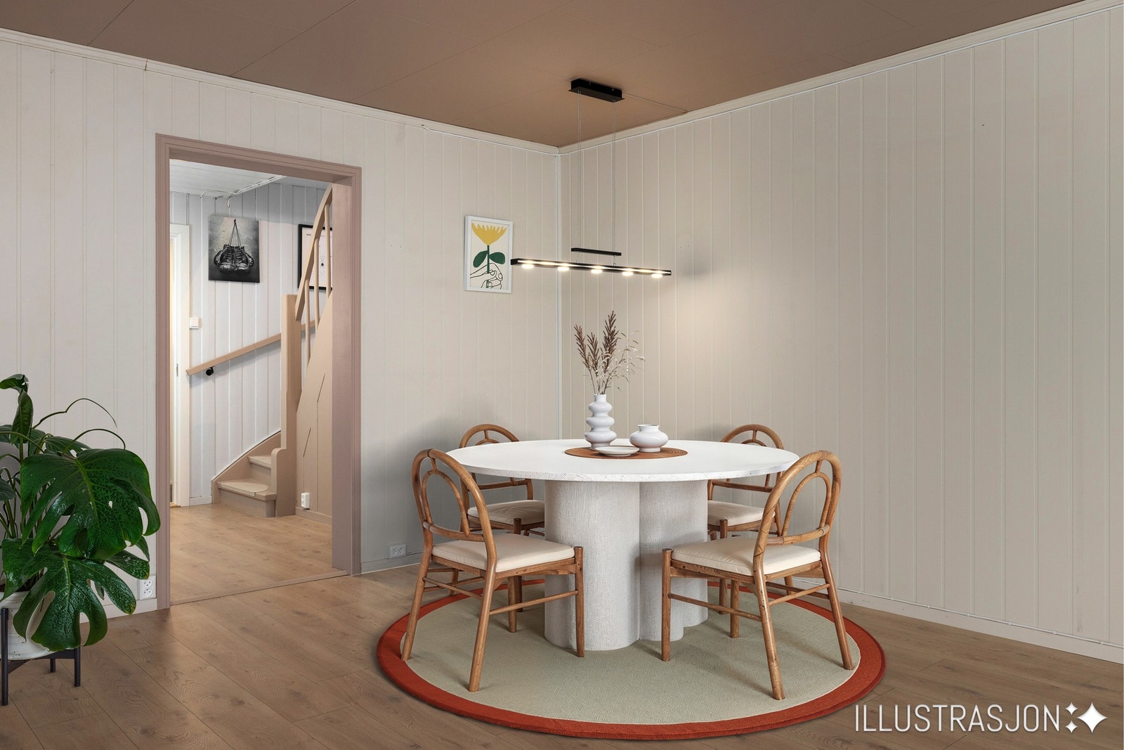 Digitalt stylet illustrasjonsbilde Galleribilde