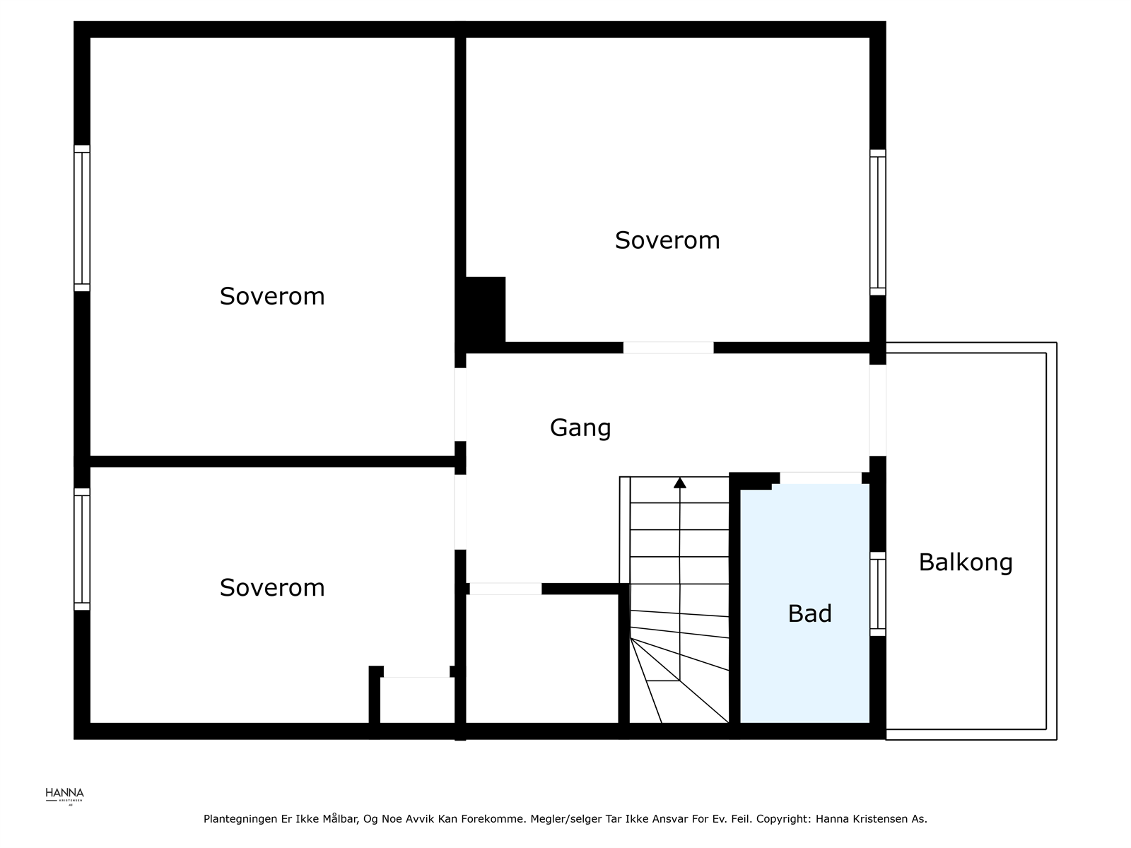 Plantegning 2.etasje Galleribilde