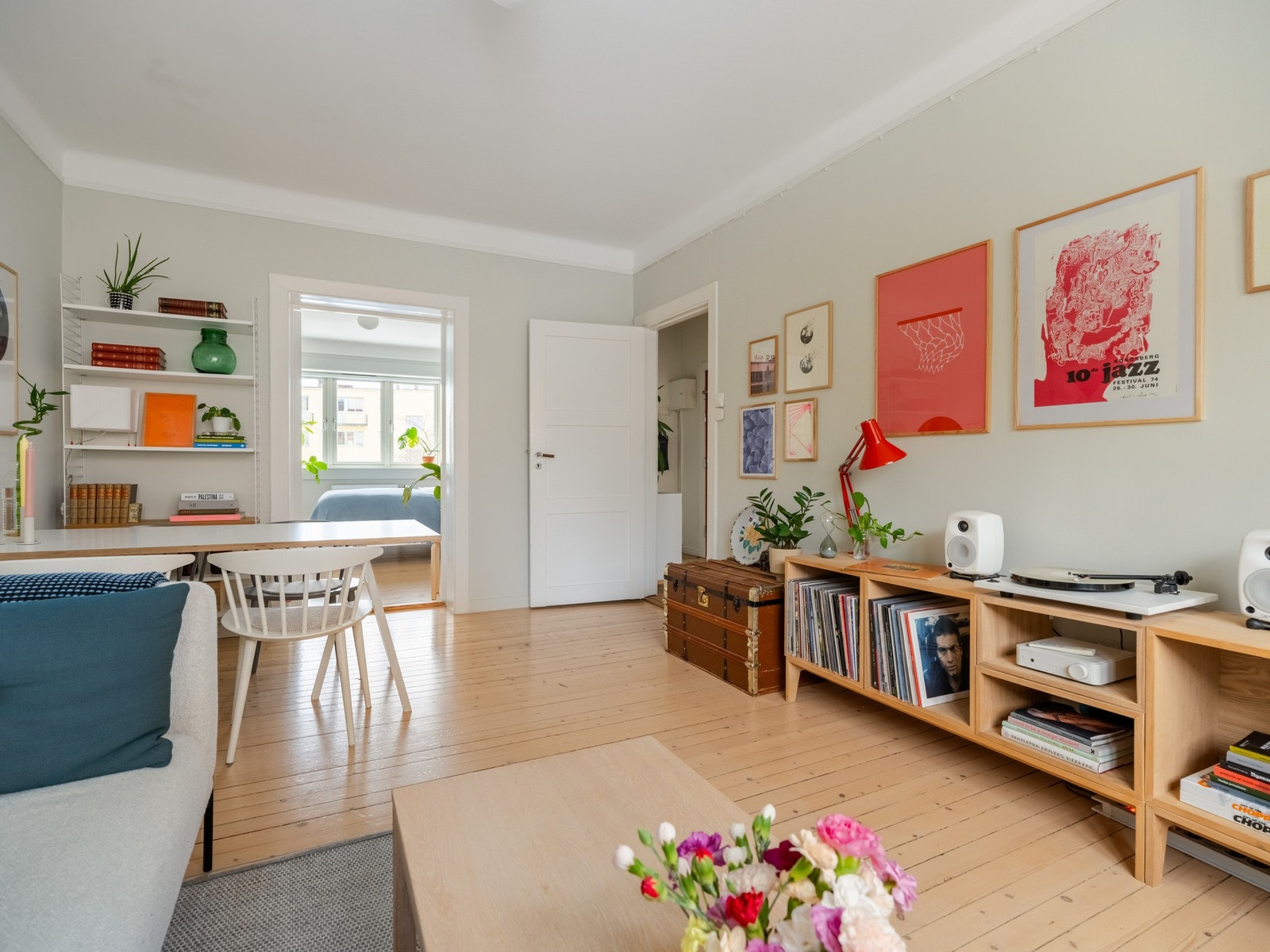 Her ser du virkelig effekten av en gjennomgående planløsning! Galleribilde