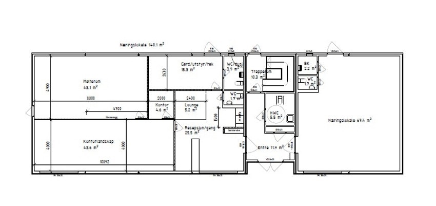 Plantegning Galleribilde