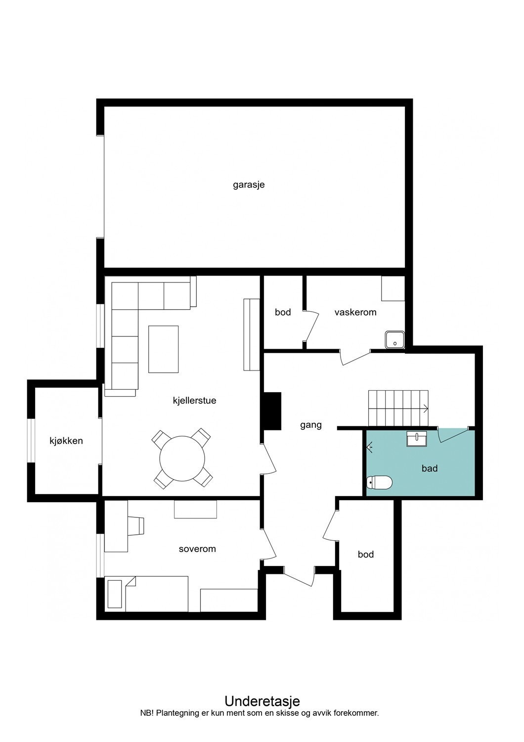 Plantegning Galleribilde