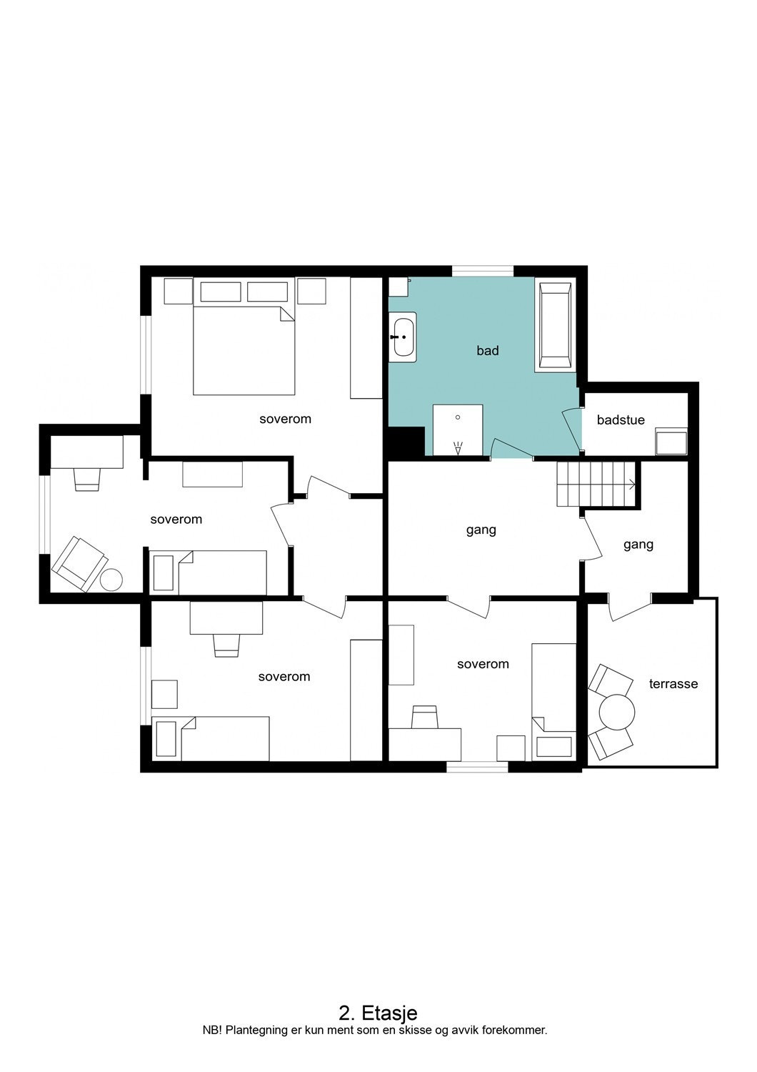 Plantegning Galleribilde