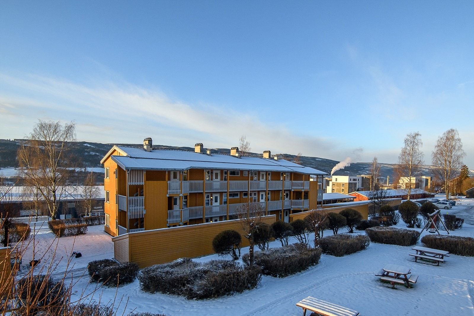 Fine fellesarealer i borettslaget. Galleribilde