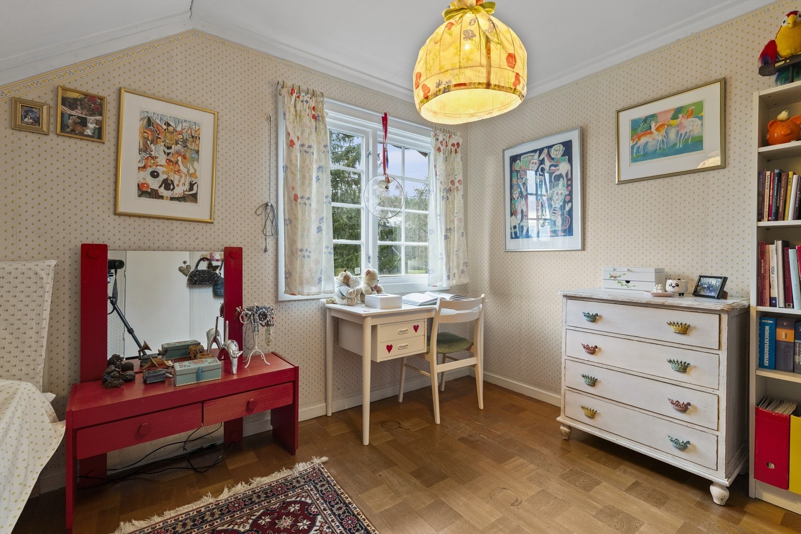 Også dette soverommet vender mot vest. Galleribilde