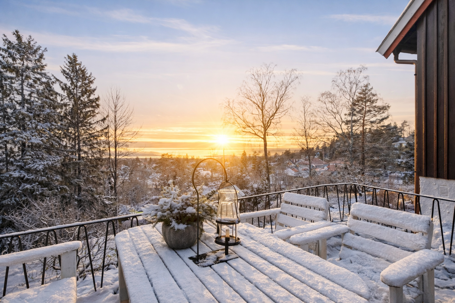 Nydelig utsikt mot Nesodden og Oslofjorden. Galleribilde