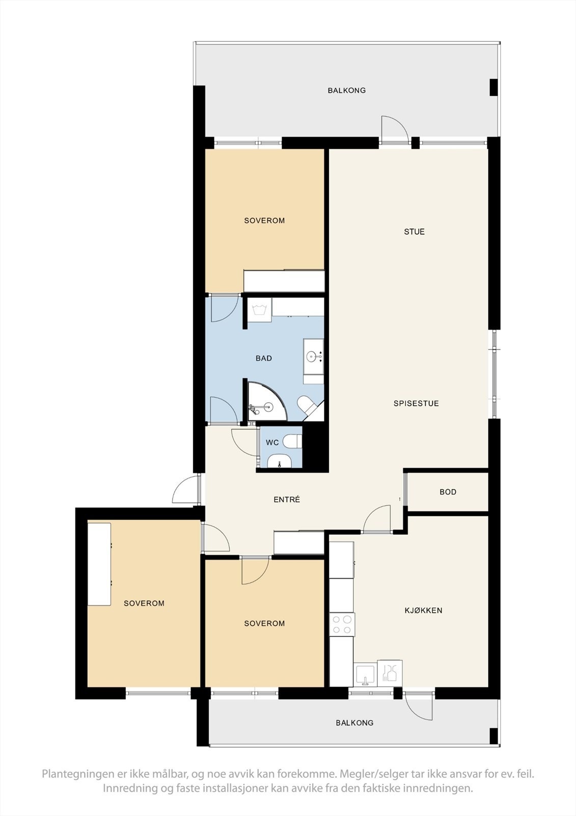 Plantegning Galleribilde