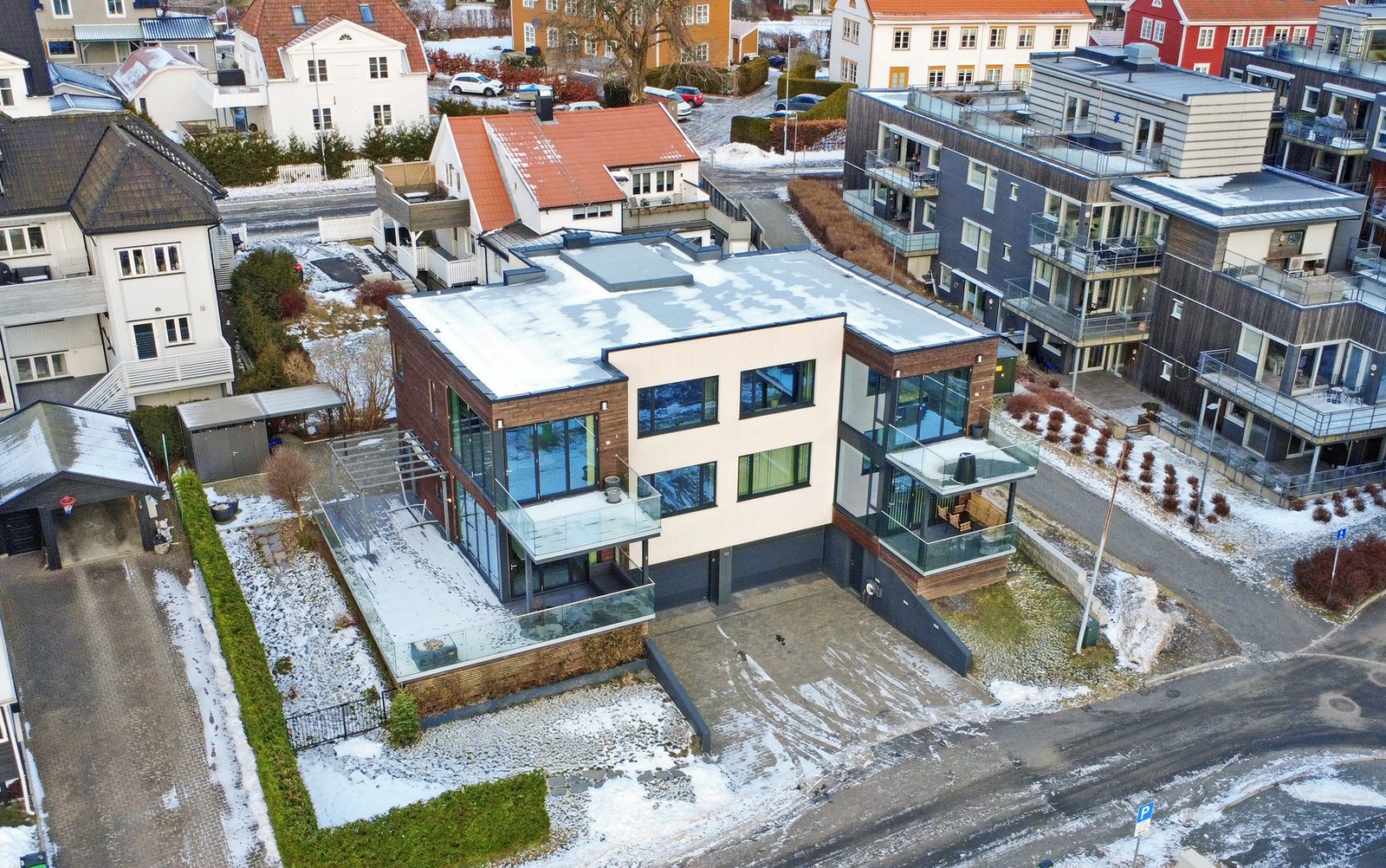 Oversikt over eiendommen. Galleribilde