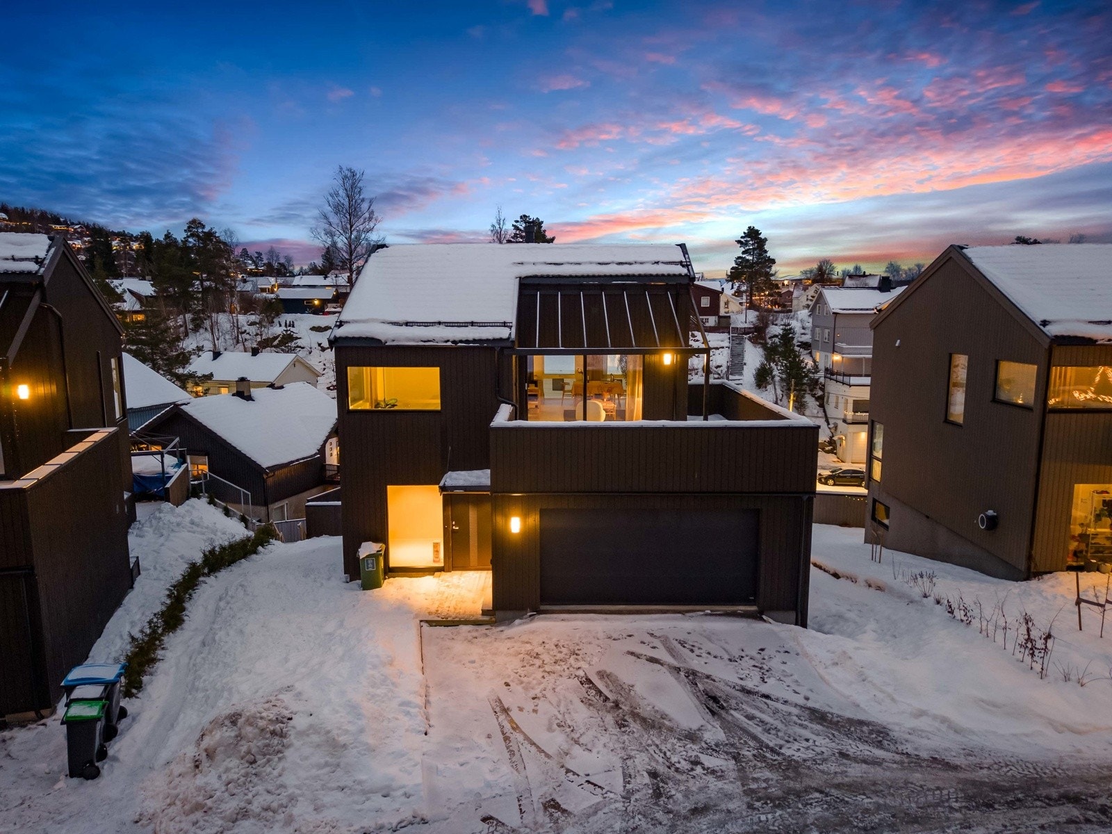 Det er gode solforhold på terrassen. Galleribilde