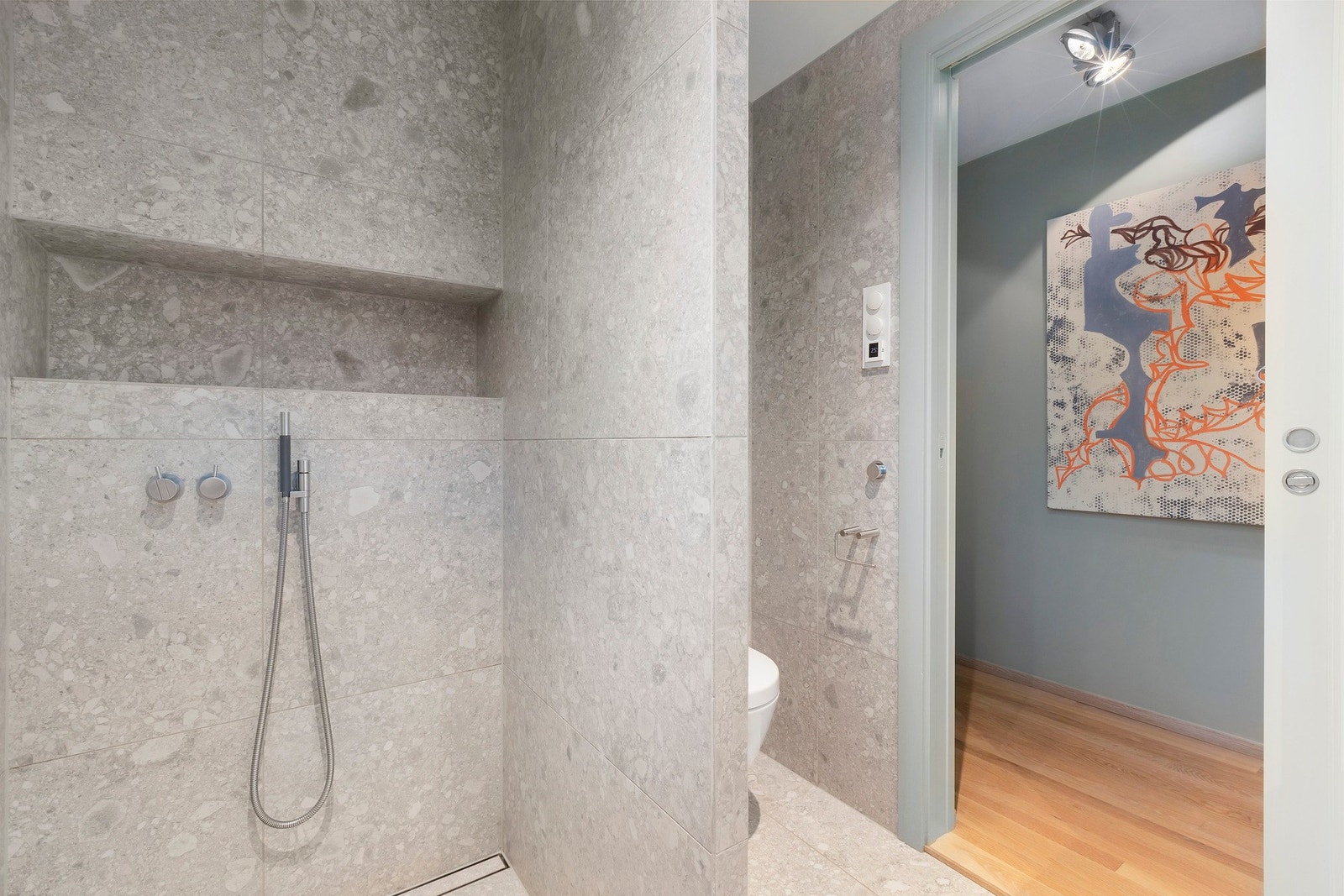 Eksklusivt baderom som ble bygget nytt i 2021. Galleribilde