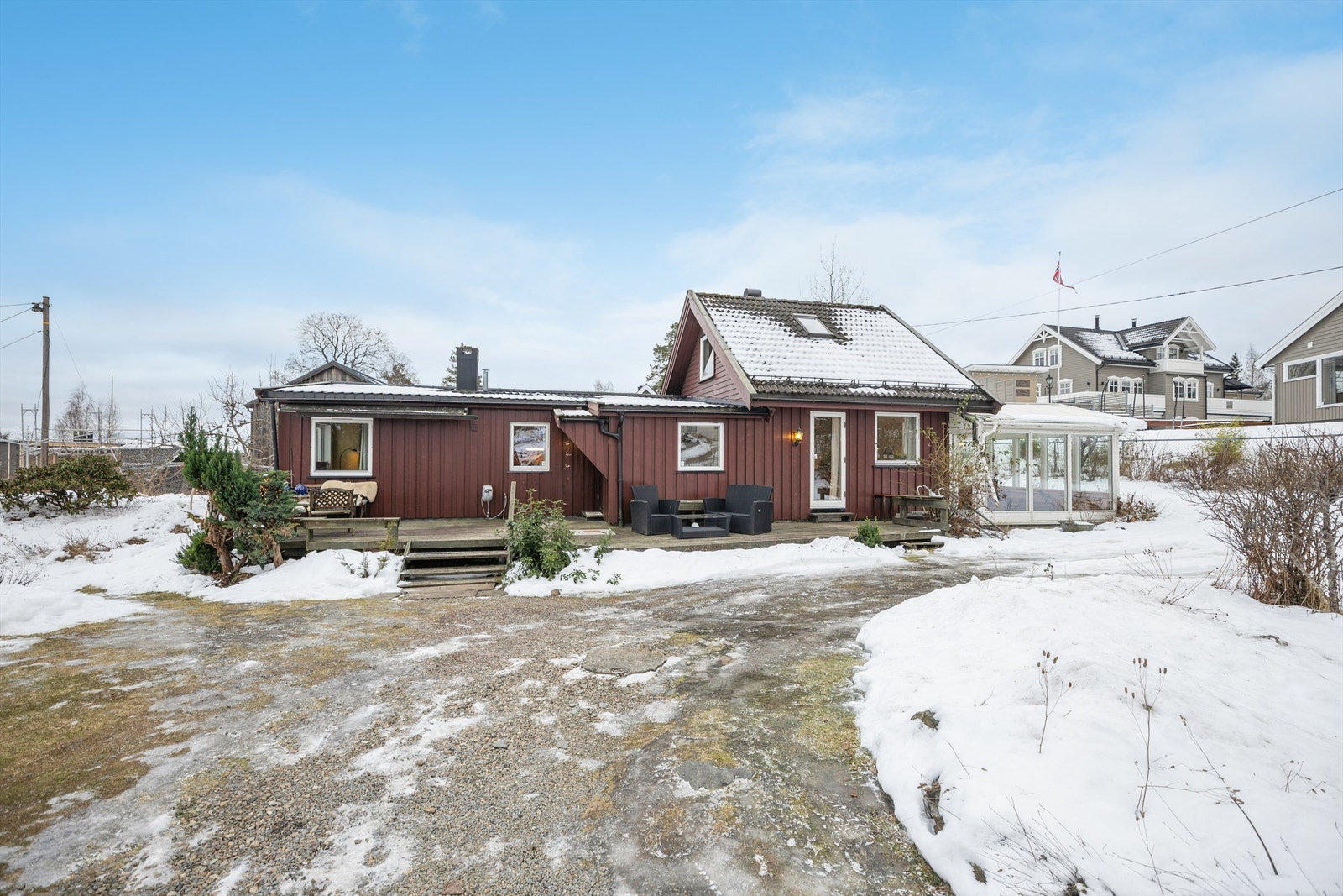 Enebolig fra 1949, tilbygd/ombygd i 1989 Galleribilde