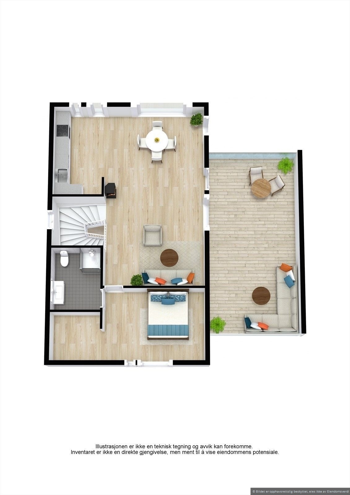 Plantegning 2.etasje. Galleribilde