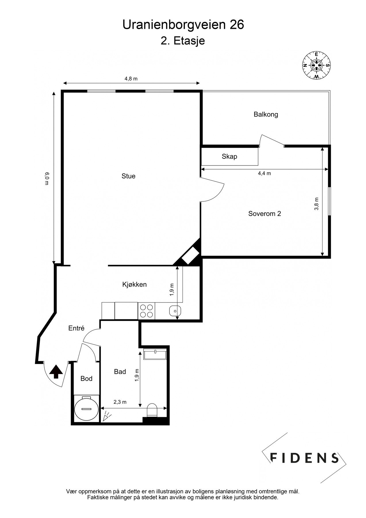 Plantegning Galleribilde