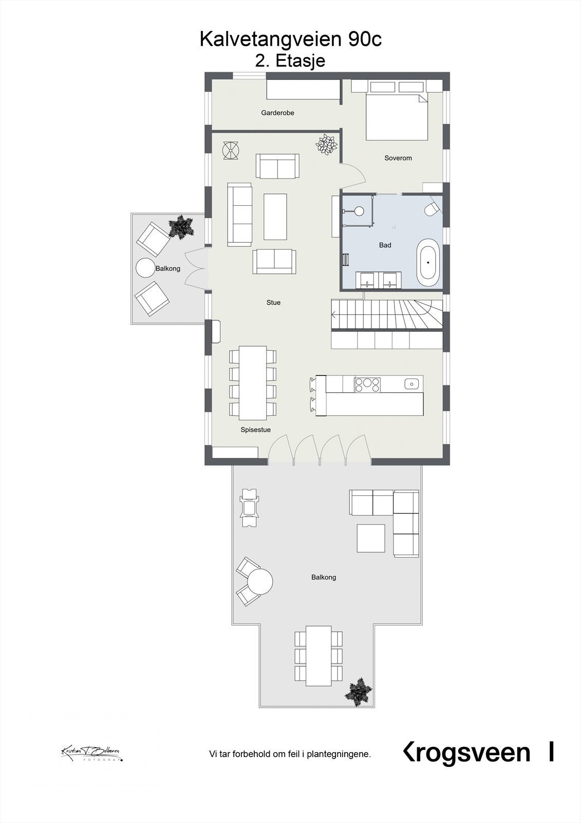 Planskisse 2. etasje. Galleribilde