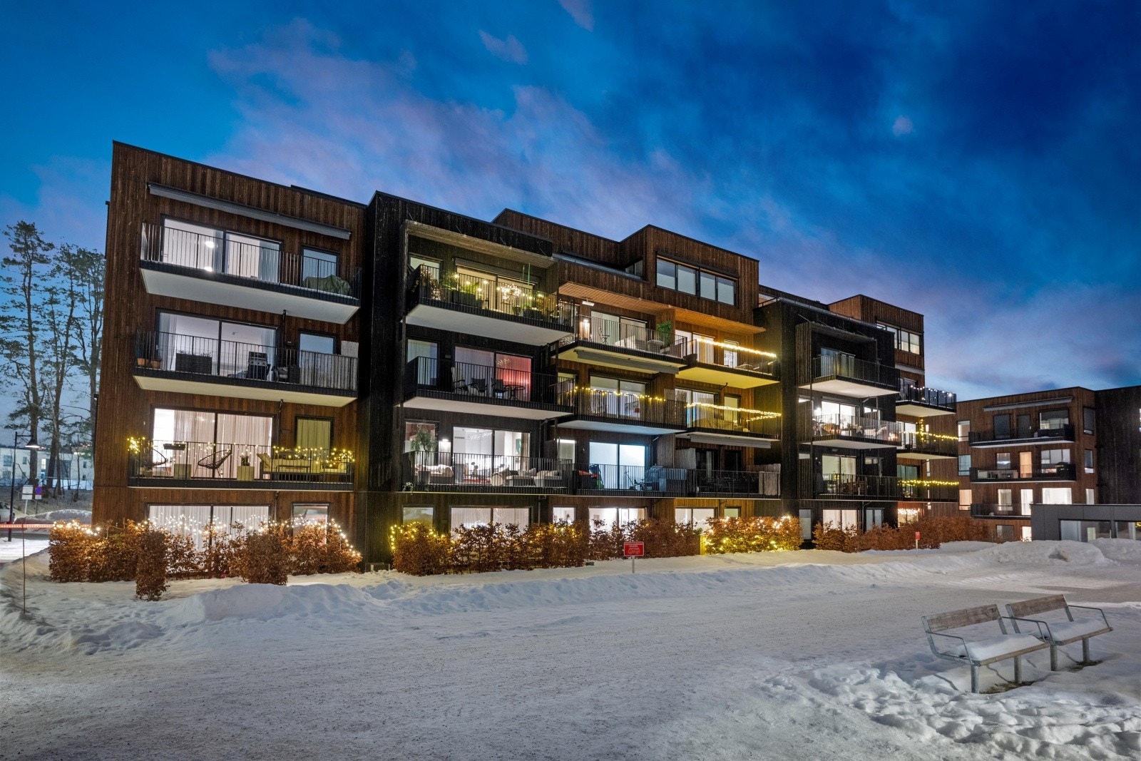 Her ligger du tilbaketrukket til i et moderne bygg, samtidig med kort gangavstand til både tog og buss. Galleribilde