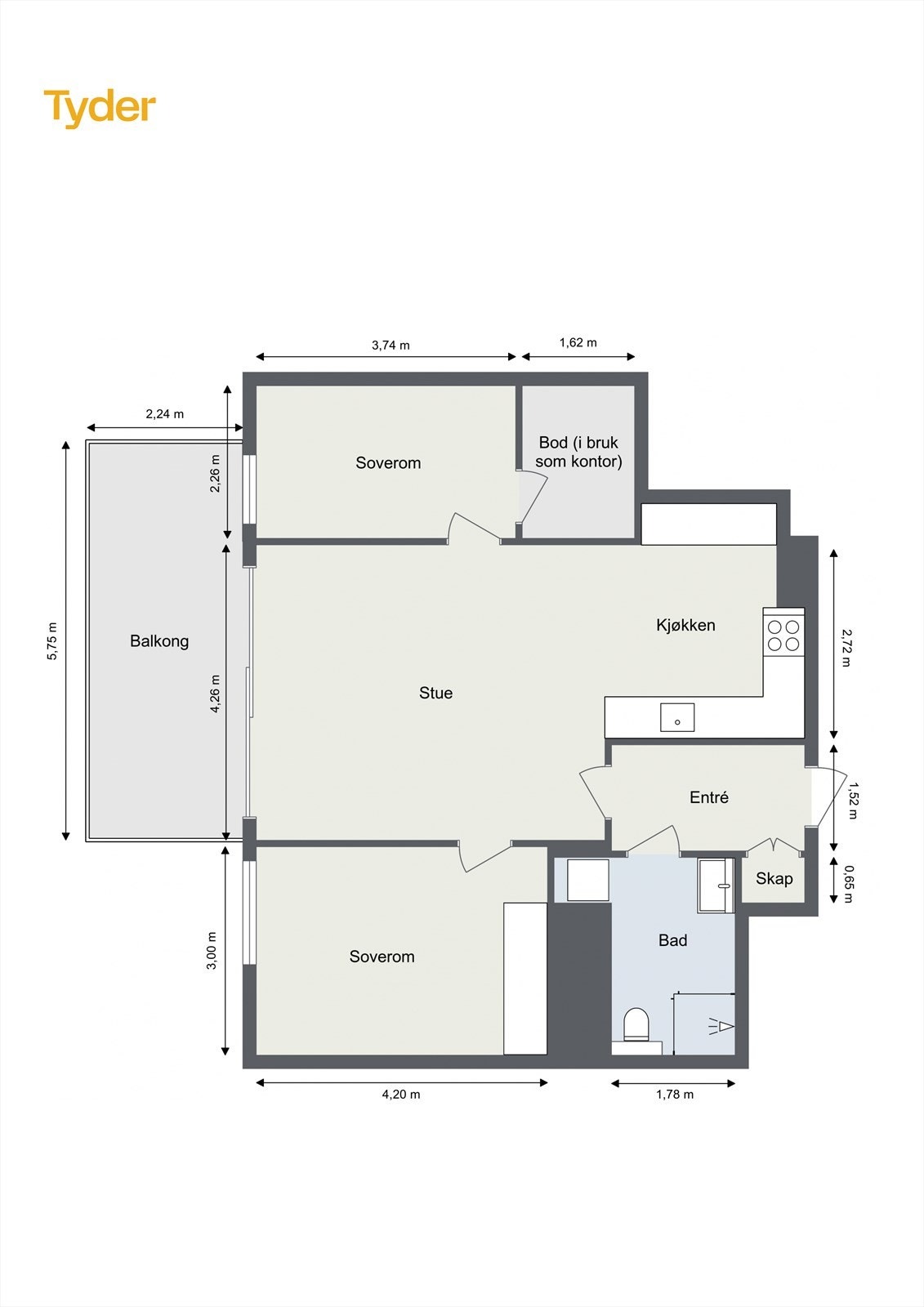 Plantegning Galleribilde