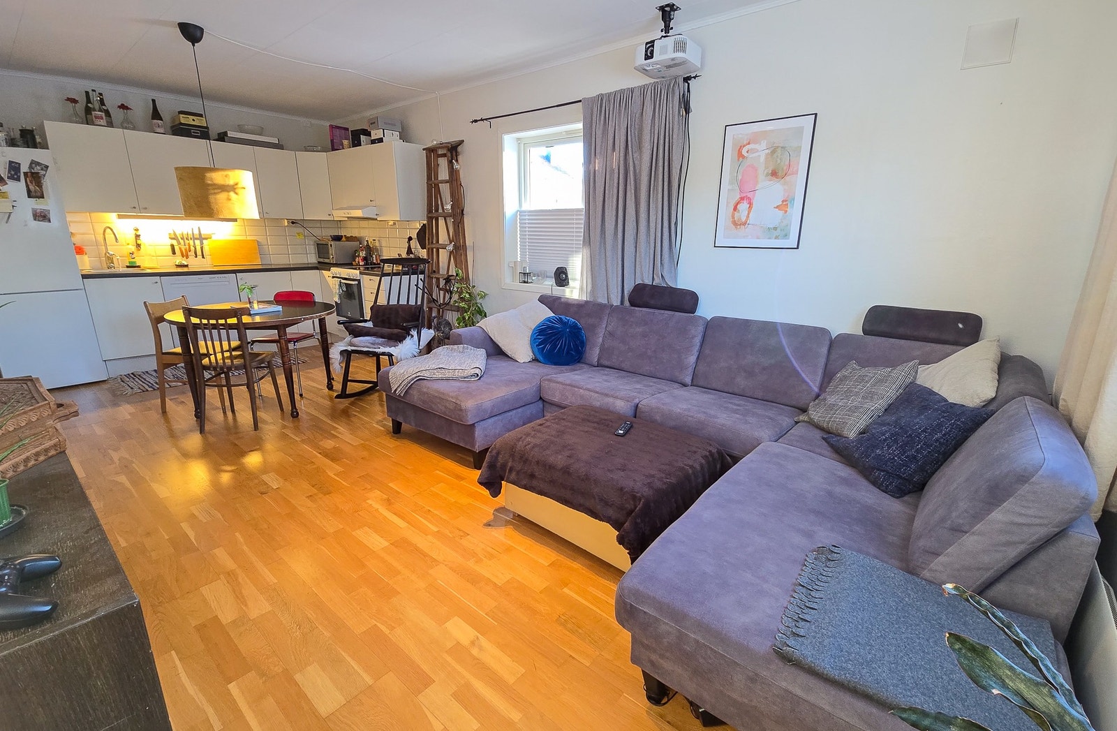 Åpen stue-/kjøkkenløsning Galleribilde