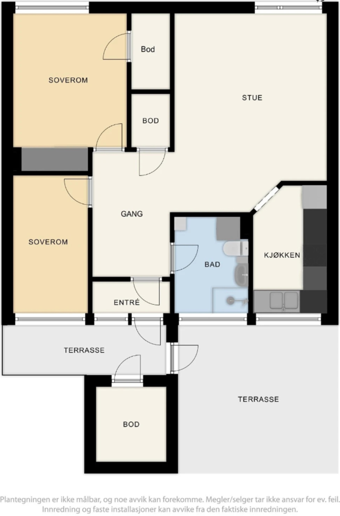 Plantegning. Galleribilde