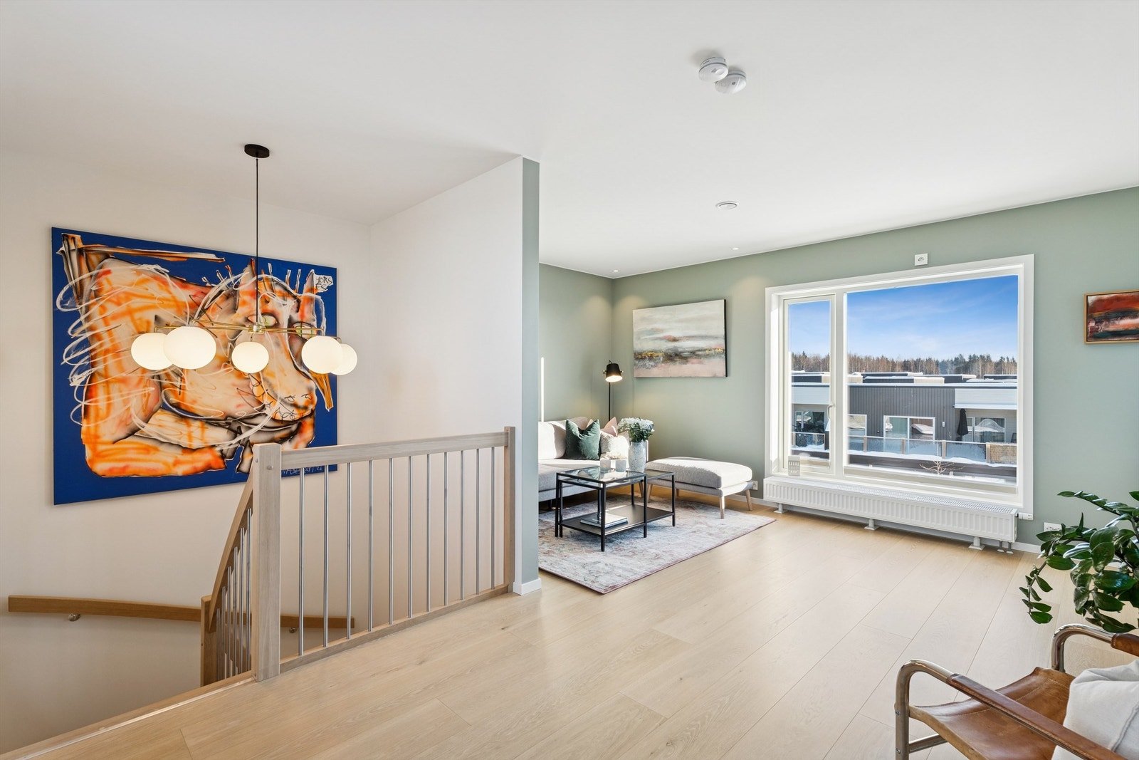 Stue i 3. etasje som er en fin sone til f.eks. tv-stue. Galleribilde