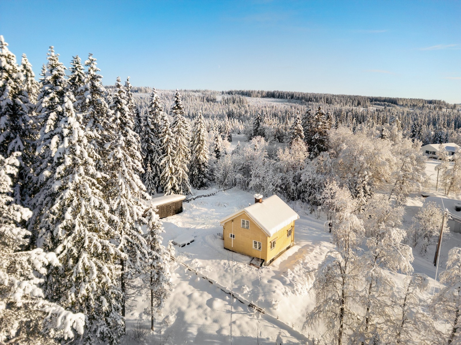 Området byr på flotte tur- og skimuligheter Galleribilde