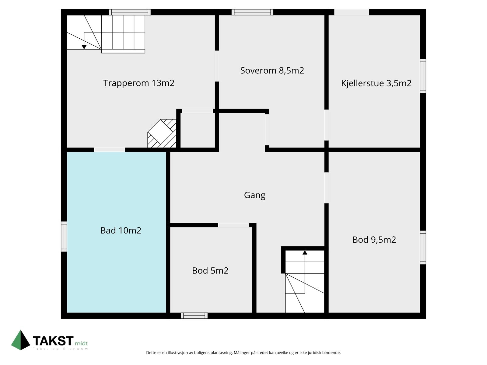 Planskisse sokkel Galleribilde