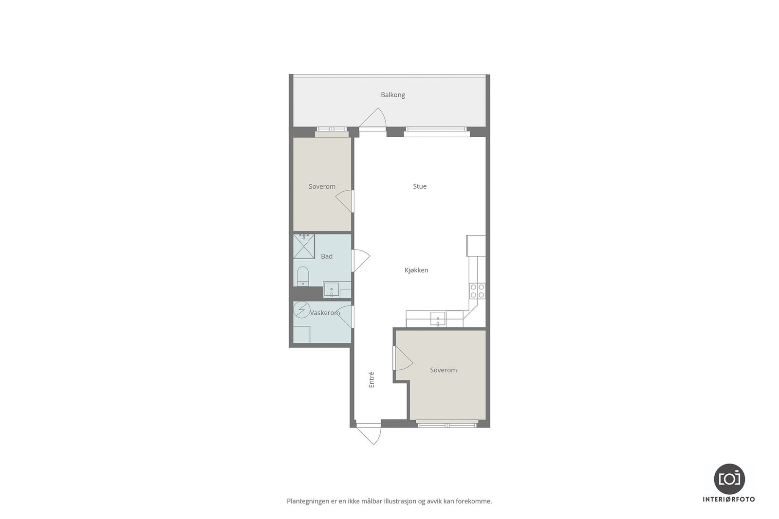 Plantegning Galleribilde