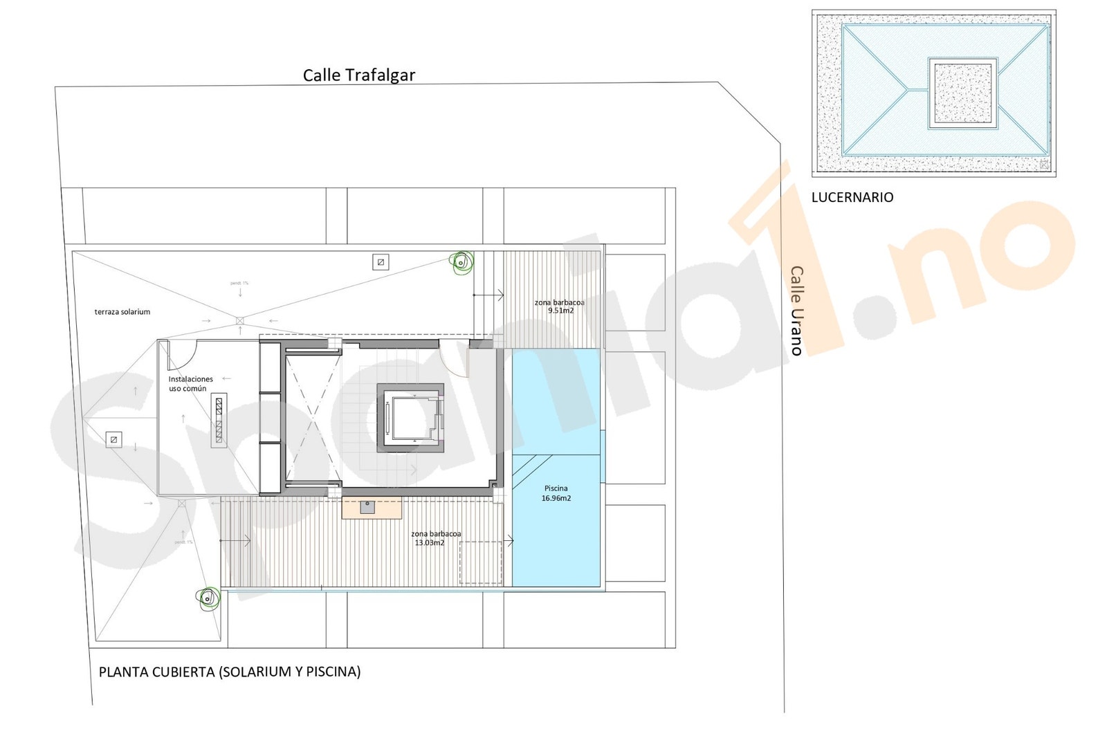 Plantegning toppleilighet Galleribilde