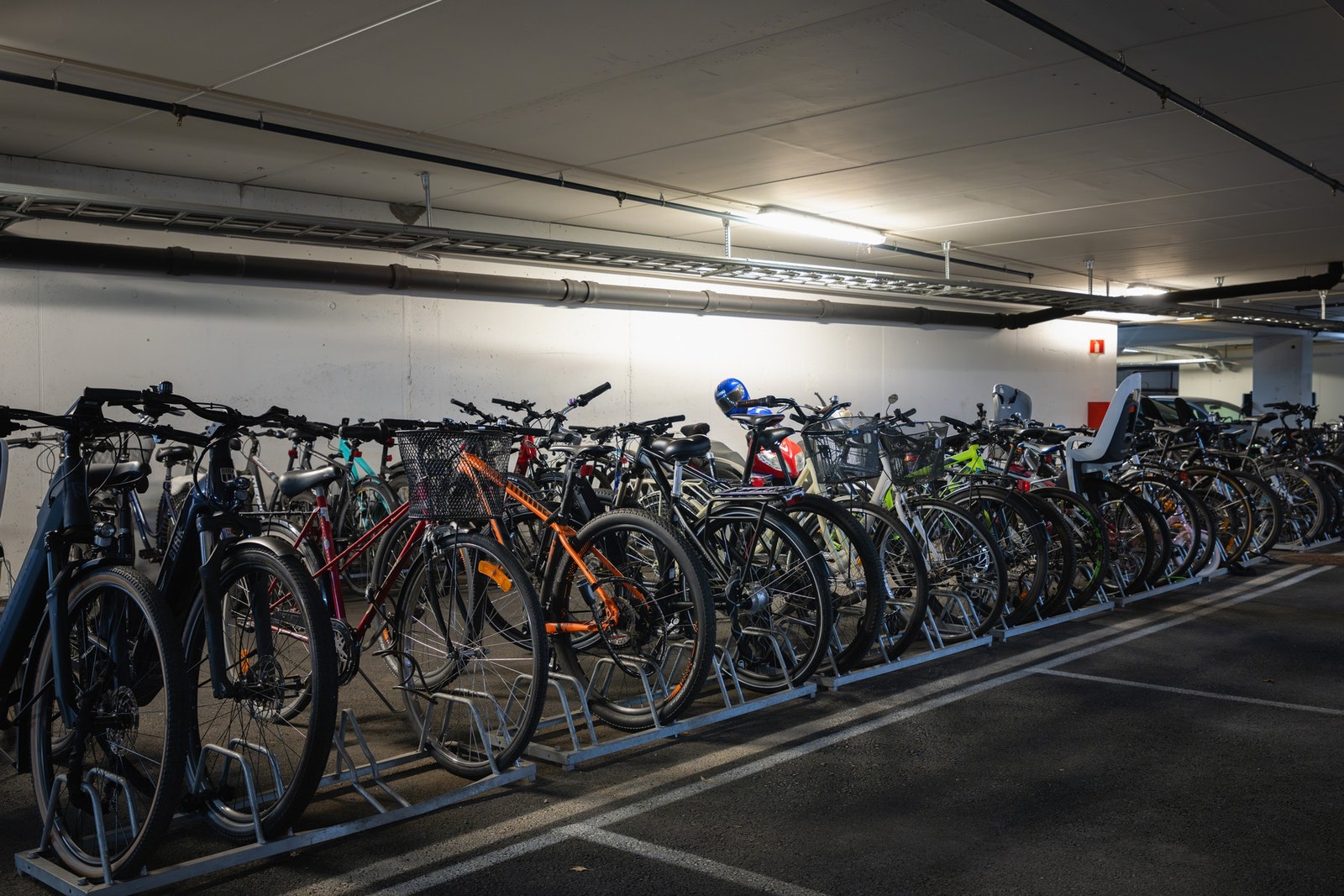 Sameiet har også en felles sykkelbod. Galleribilde