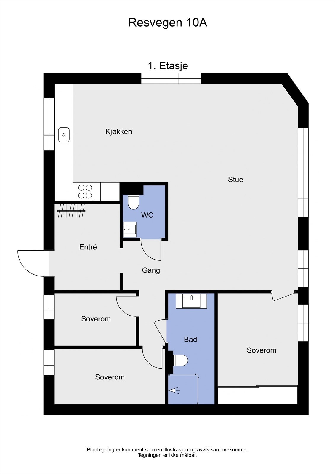 2 D plantegning Galleribilde