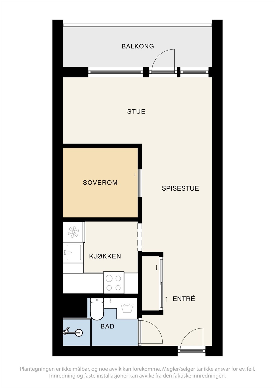 Plantegning 4. Etg - Bjørnsons Vei 4B. Galleribilde