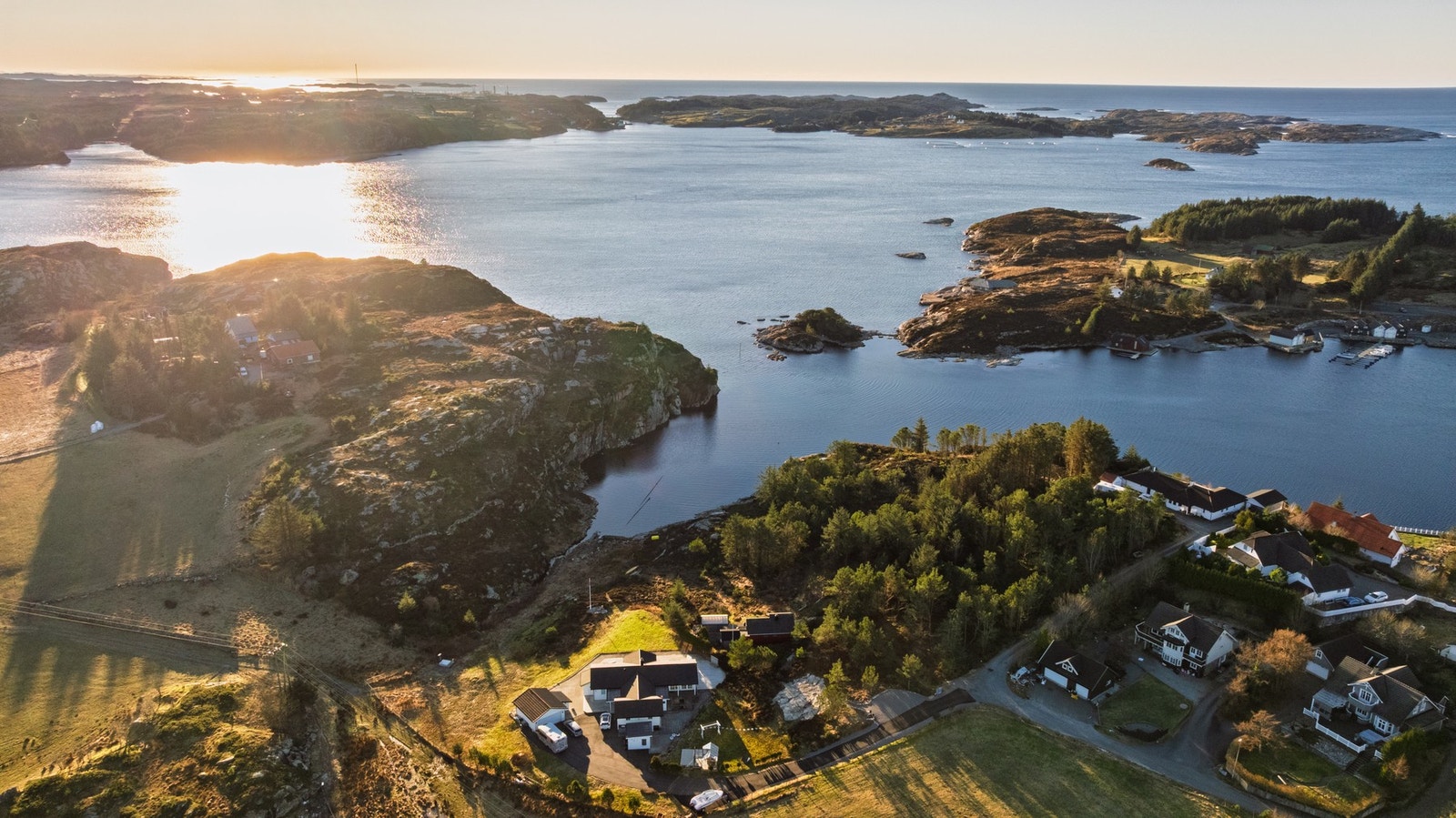 Det er gode solforhold på tomten. Galleribilde