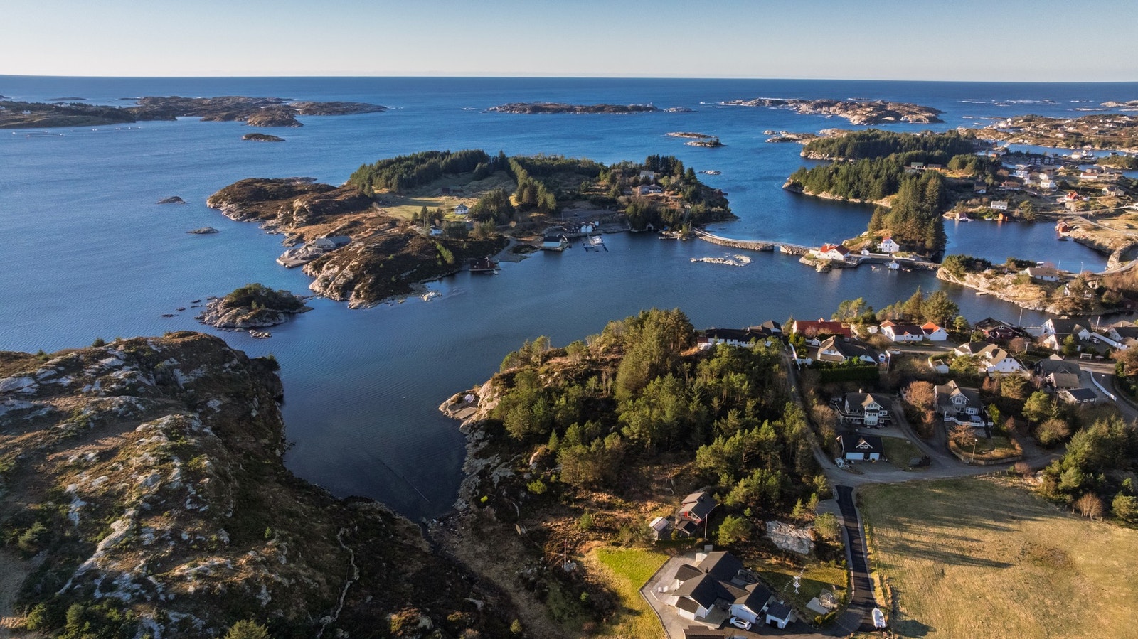 Fra tomtene har man nydelig utsikt. Galleribilde