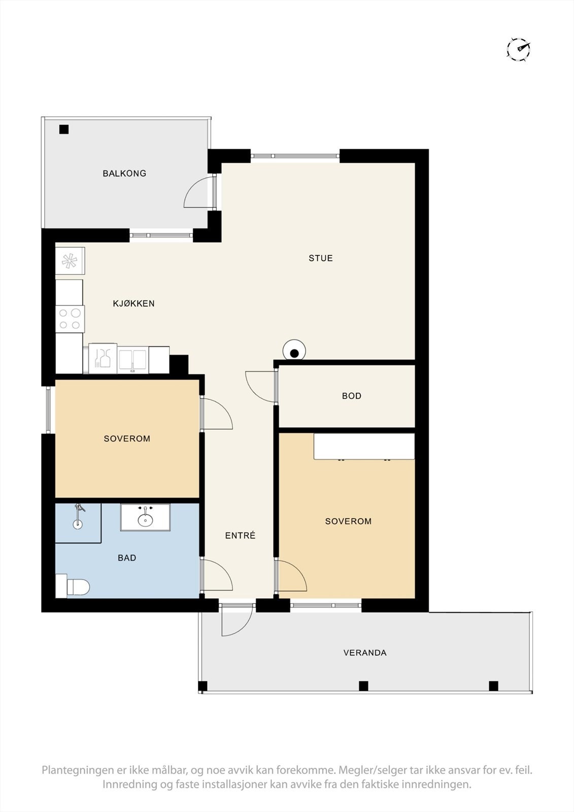 Plantegning Galleribilde