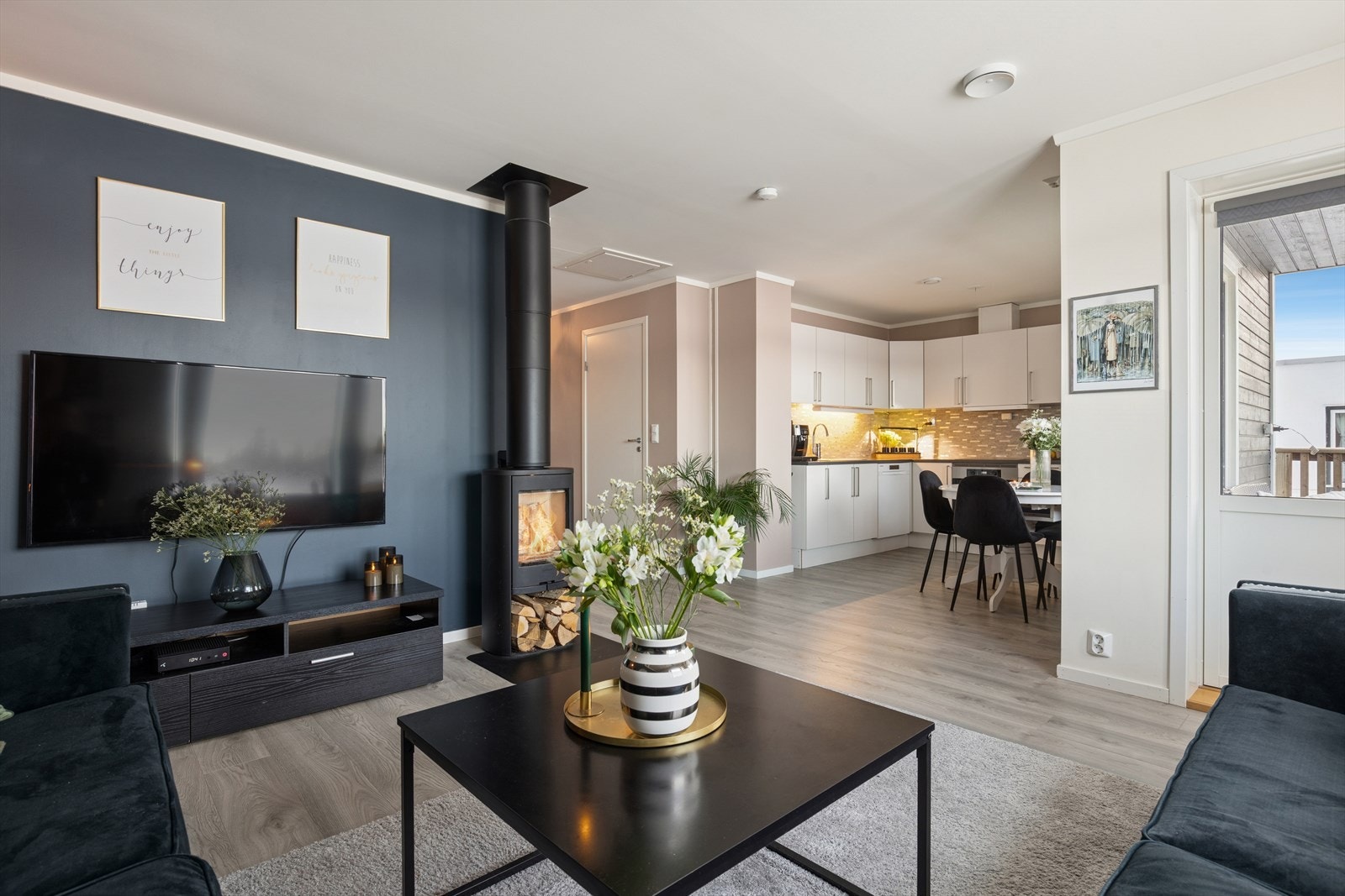 Tv/internett fra Telenor er inkludert i felleskostnadene. Galleribilde