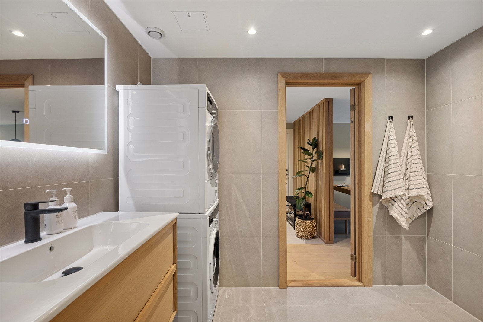 Downlights i himling Galleribilde