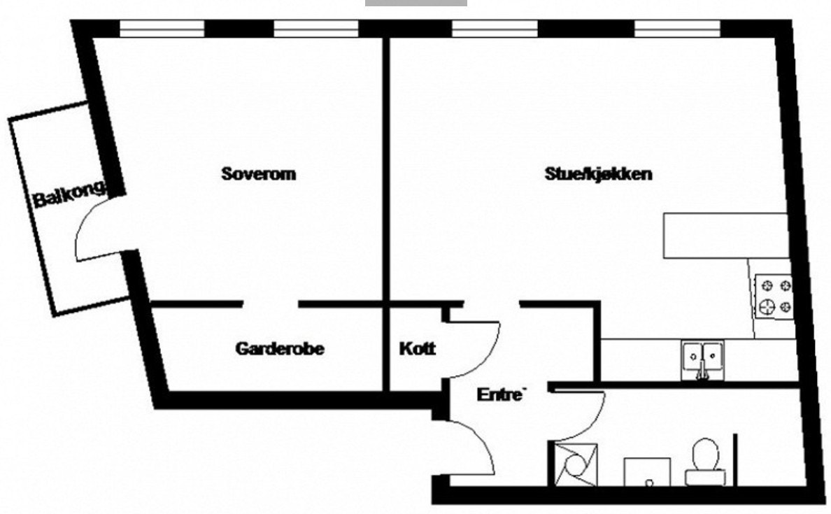Plantegning Galleribilde