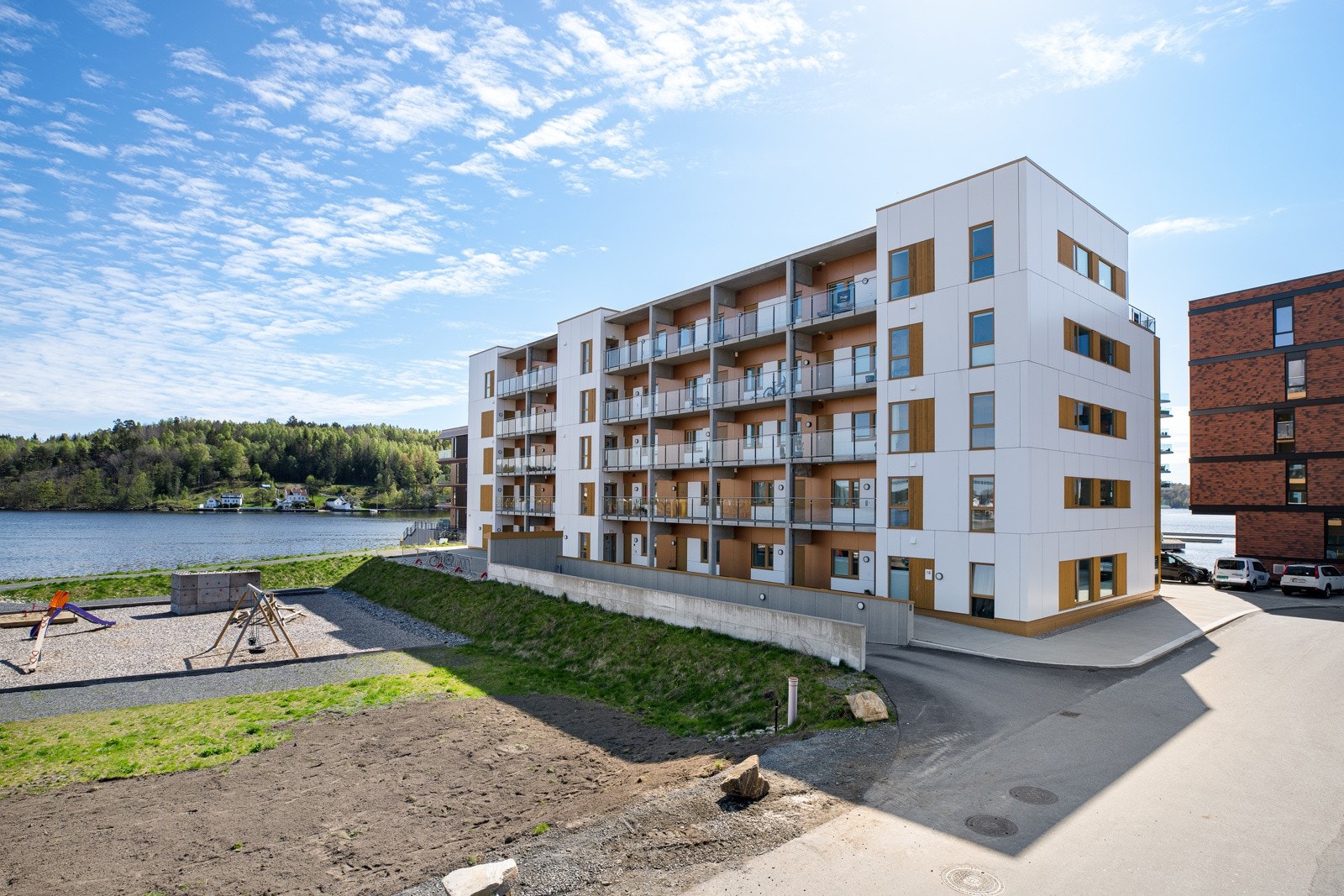 Leiligheten ligger øverst til høyre i bildet Galleribilde