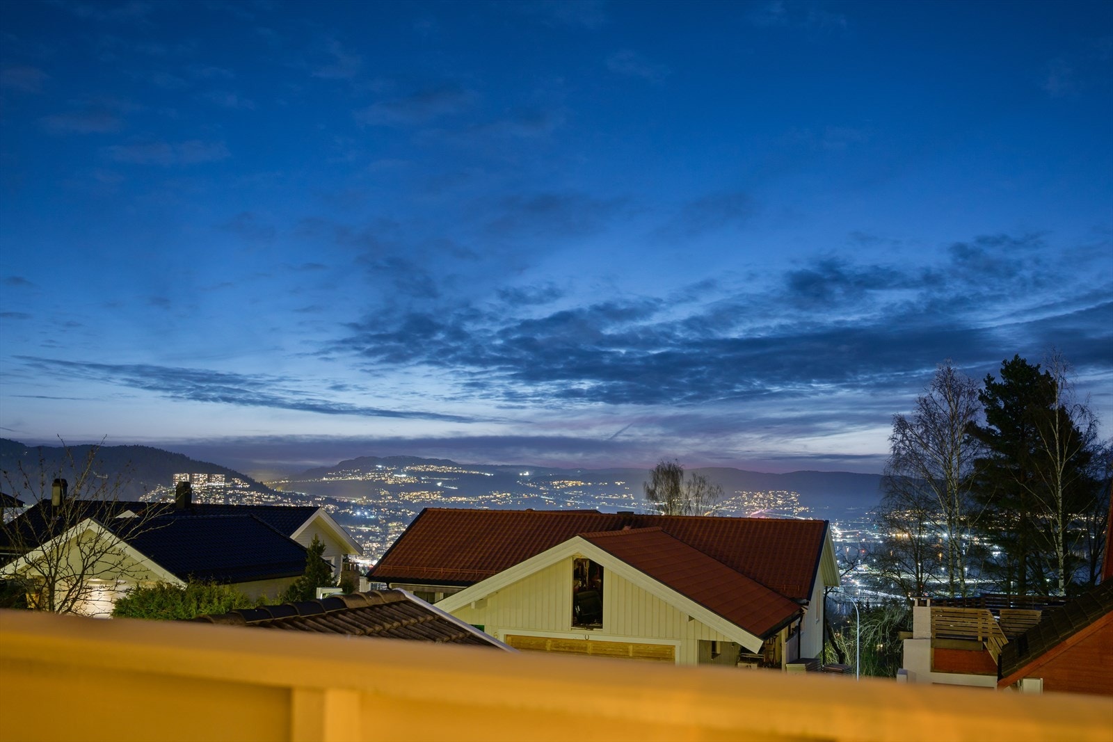 Flott kveldsstemning Galleribilde