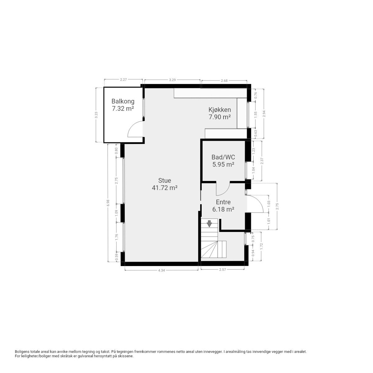 1. etasje (hovedetasjen). Galleribilde