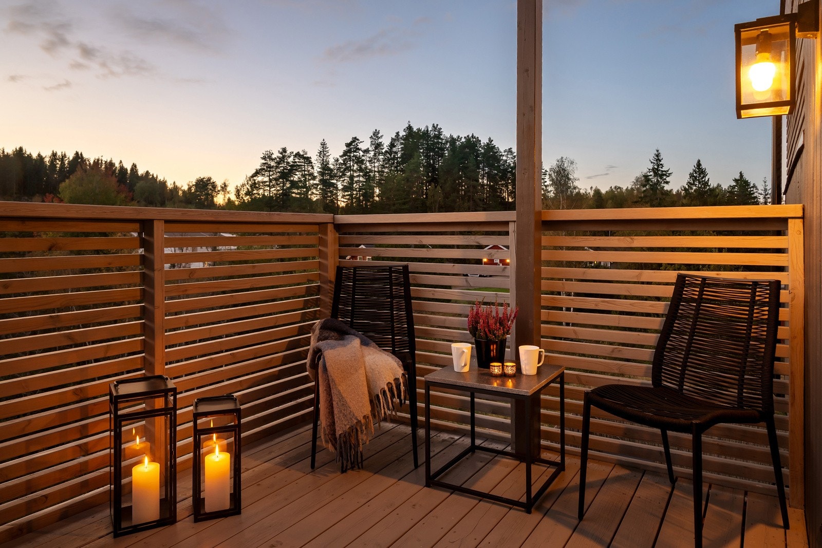 Balkongen er på ca. 7 kvm og vender mot vest. Galleribilde