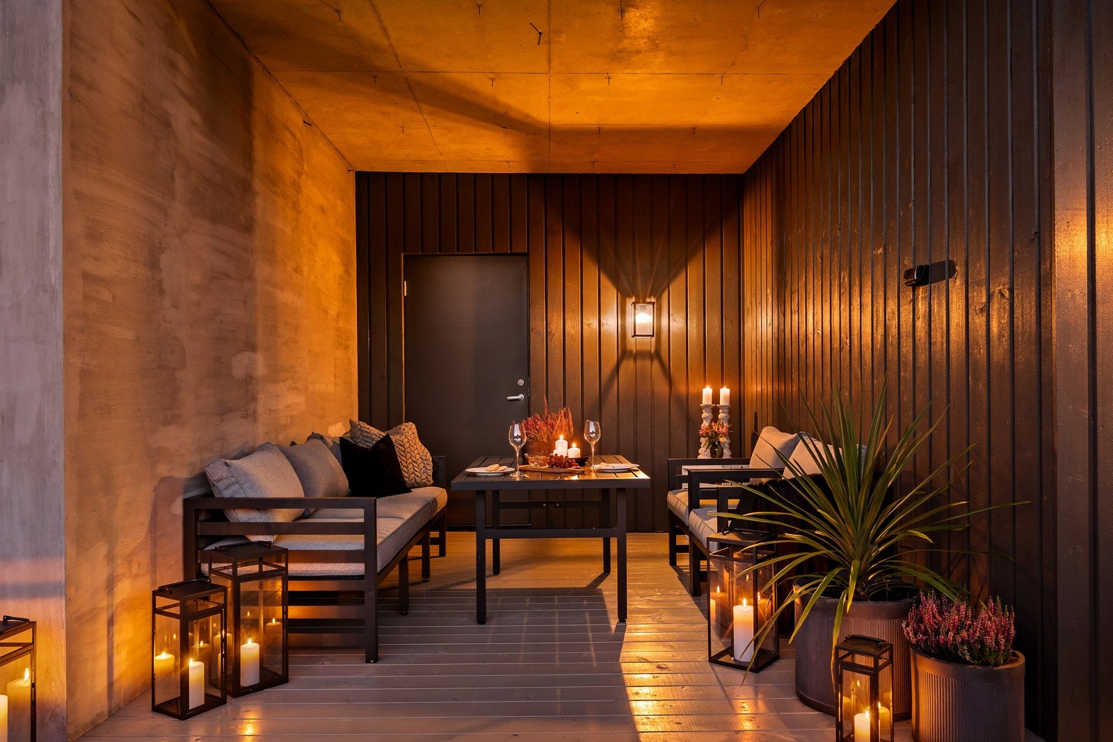 Her kan du nyte lange sommerkvelder med familie og venner. Galleribilde