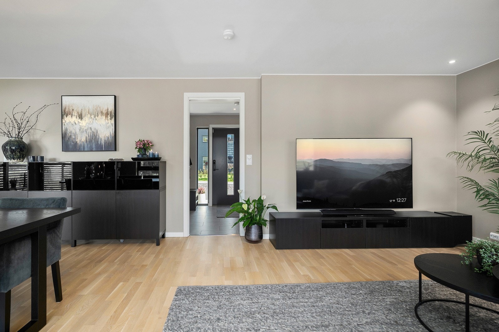 Det er balansert ventilasjon i boligen, noe som gir et sundt og godt inneklima Galleribilde