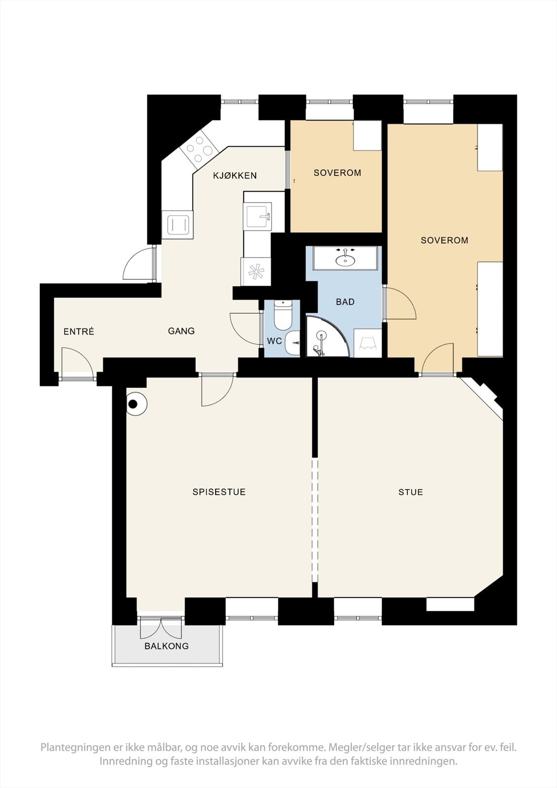 Plantegning Galleribilde