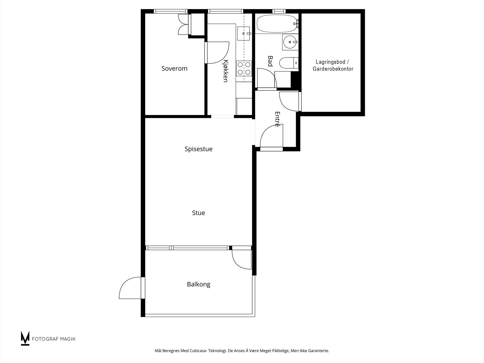Plantegning Galleribilde