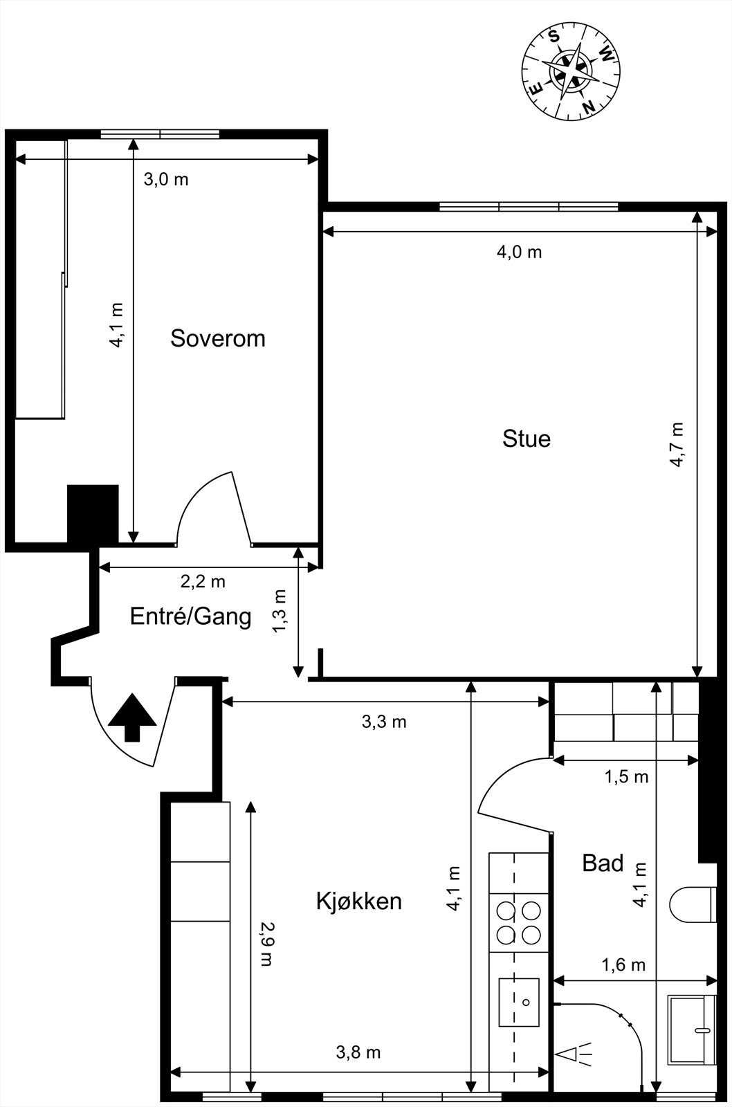 Plantegning. Galleribilde