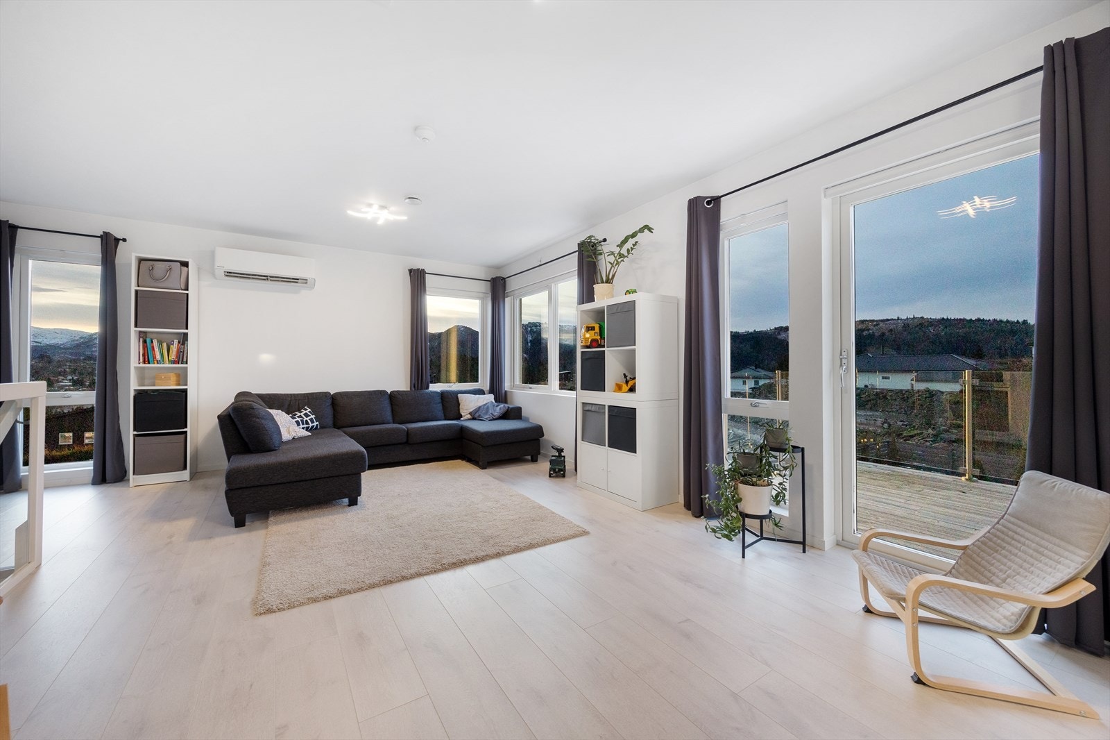 Her har man også tilgang til balkongen på 16 kvm. Galleribilde